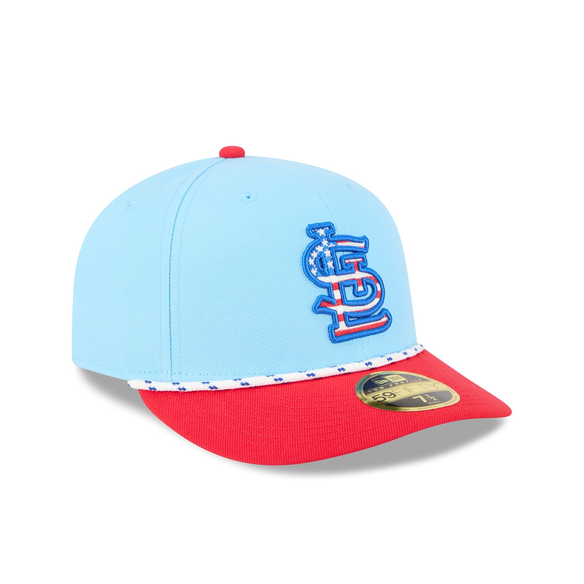 St. Louis Cardinals Independence Day 2025 Low Profile 59FIFTY Fitted Hat - Image 3