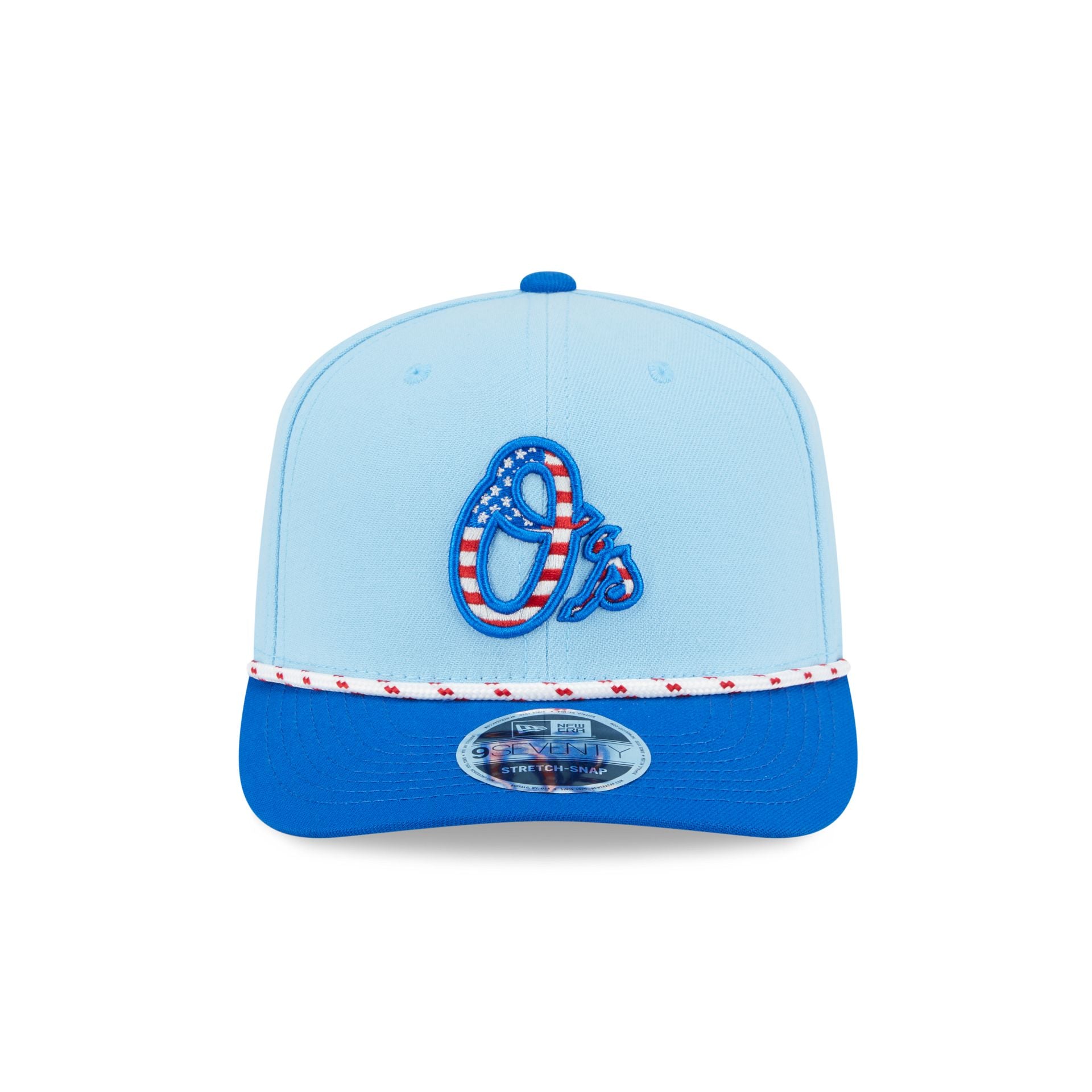 Baltimore Orioles Independence Day 2025 9SEVENTY Stretch-Snap Hat - Image 2