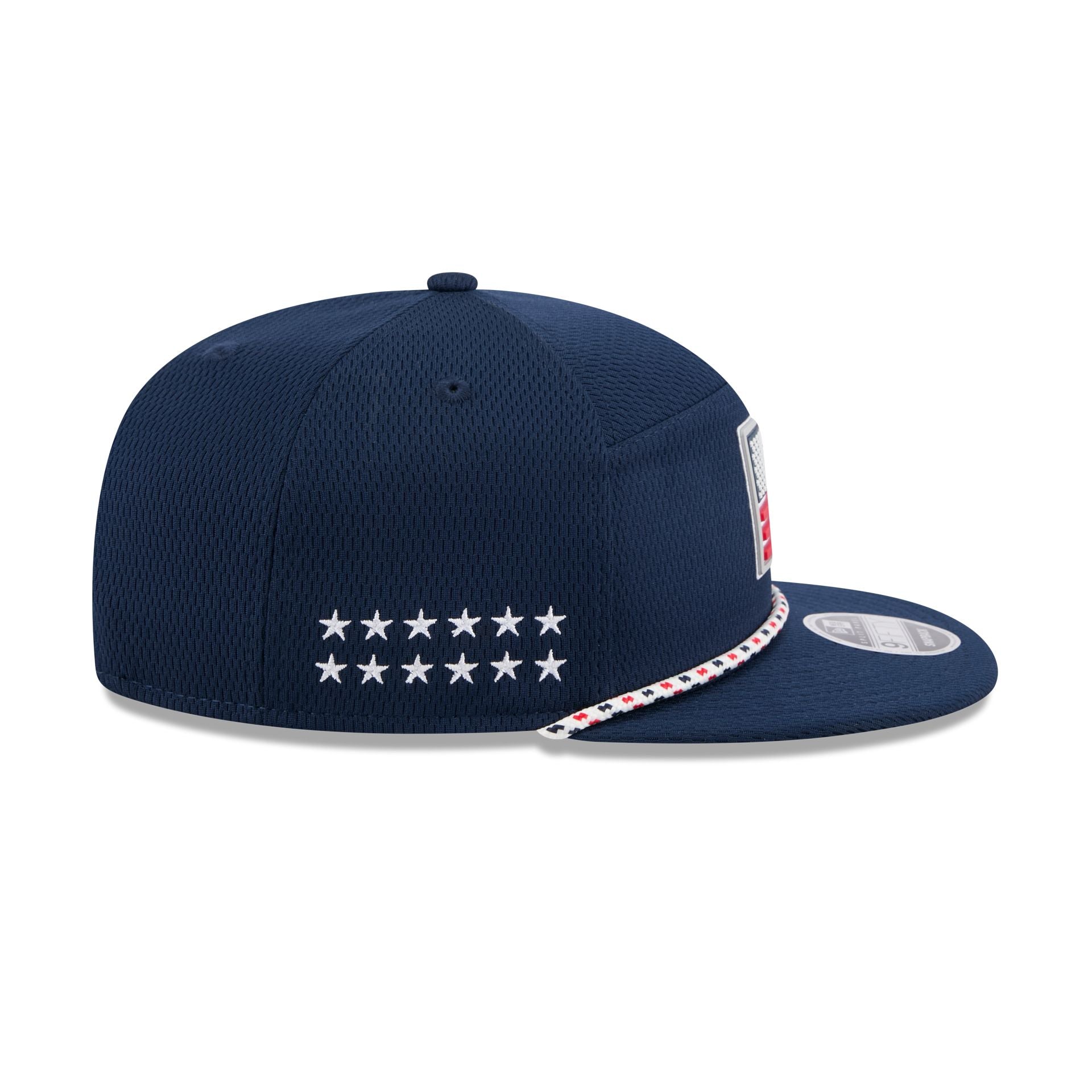 2025 Ryder Cup Team USA Flag Split Panel 9FIFTY Snapback Hat - Image 4