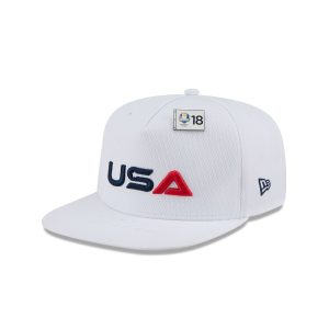 2025 Ryder Cup Team USA White 59FIFTY A-Frame Fitted Hat