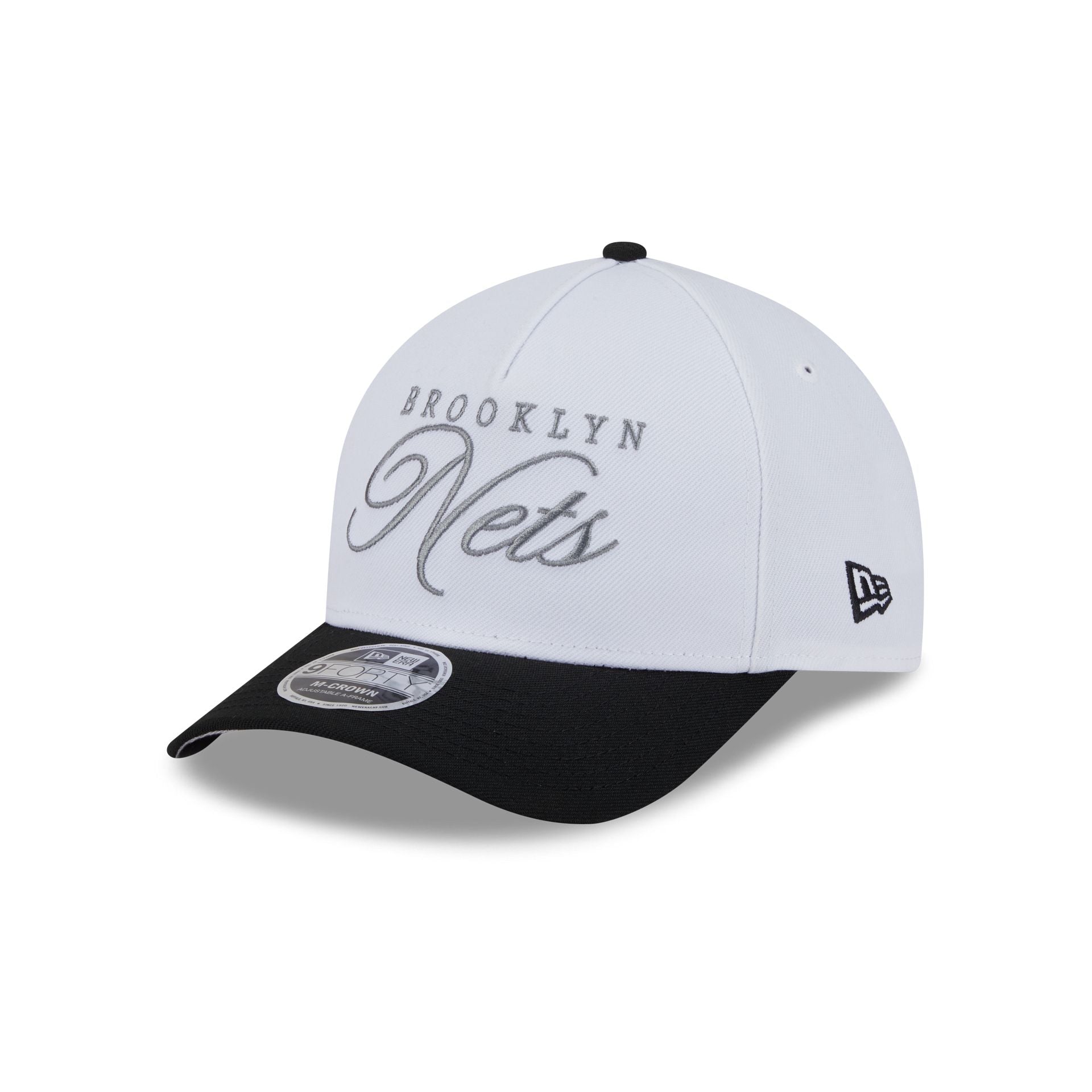 Brooklyn Nets 2025 Draft 9FORTY M-Crown A-Frame Snapback Hat - Image 3