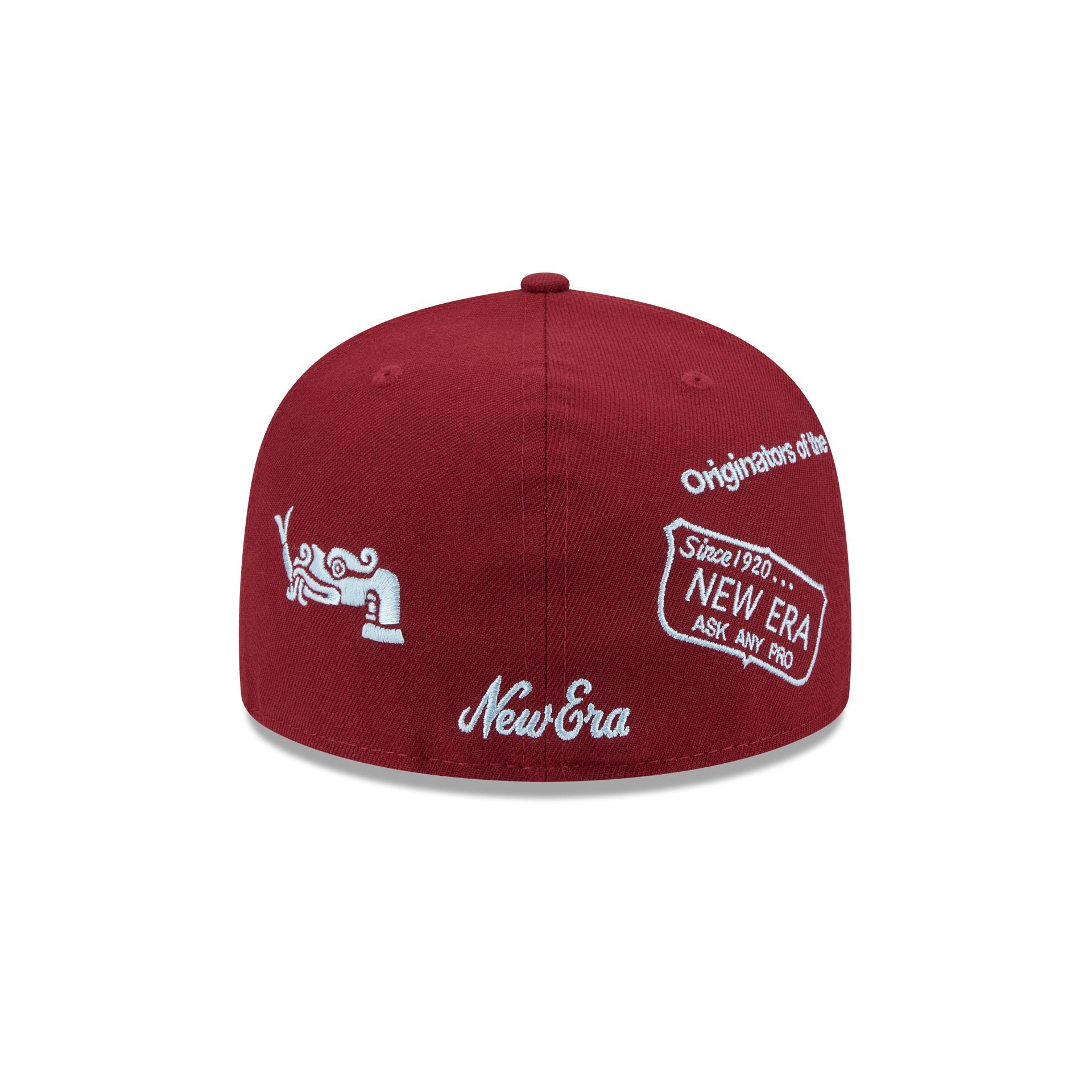 Mexico Baseball New Era Anniversary Logos Maroon 59FIFTY Fitted Hat - Image 6