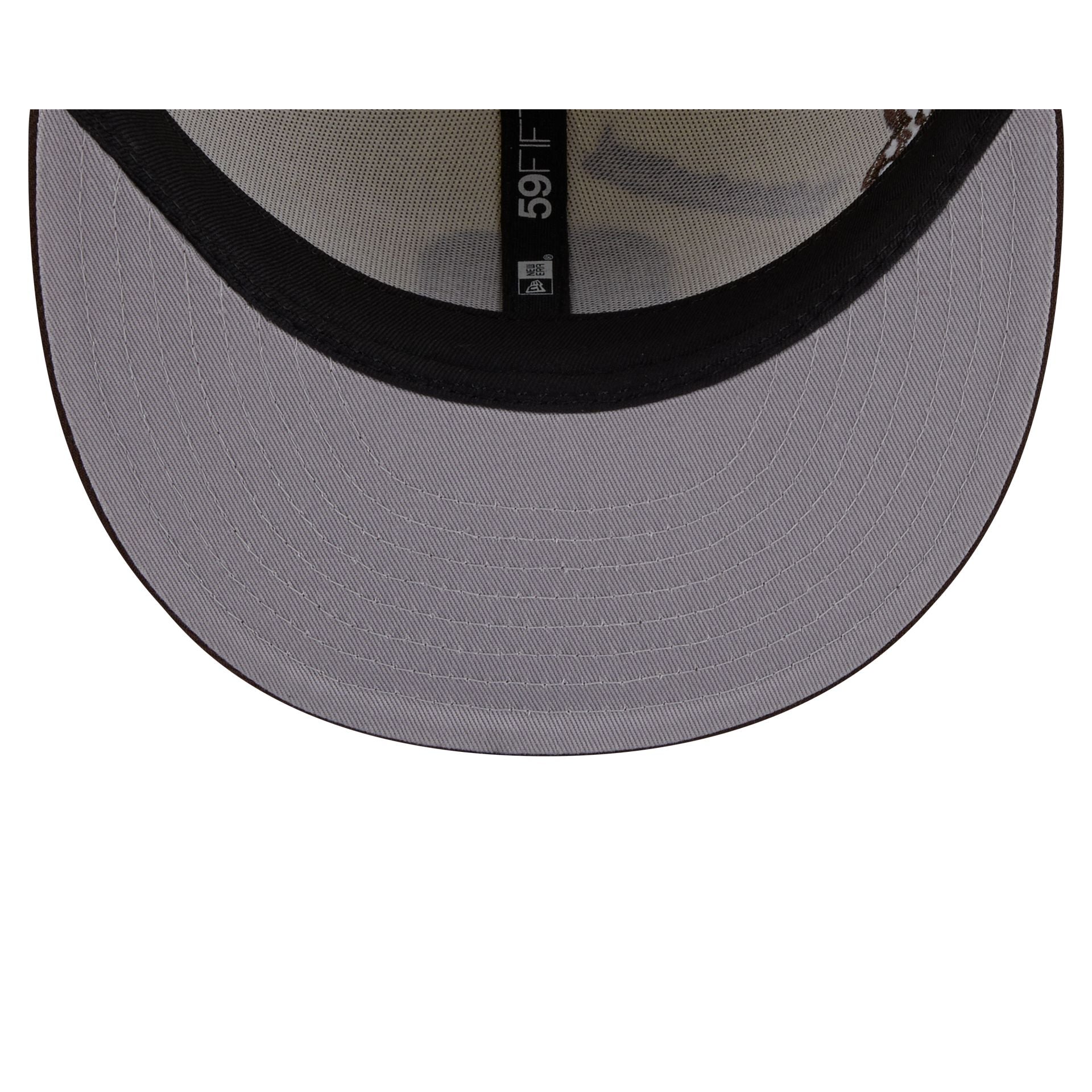 Mexico Baseball New Era Anniversary Logos Brown Visor 59FIFTY Fitted Hat - Image 8