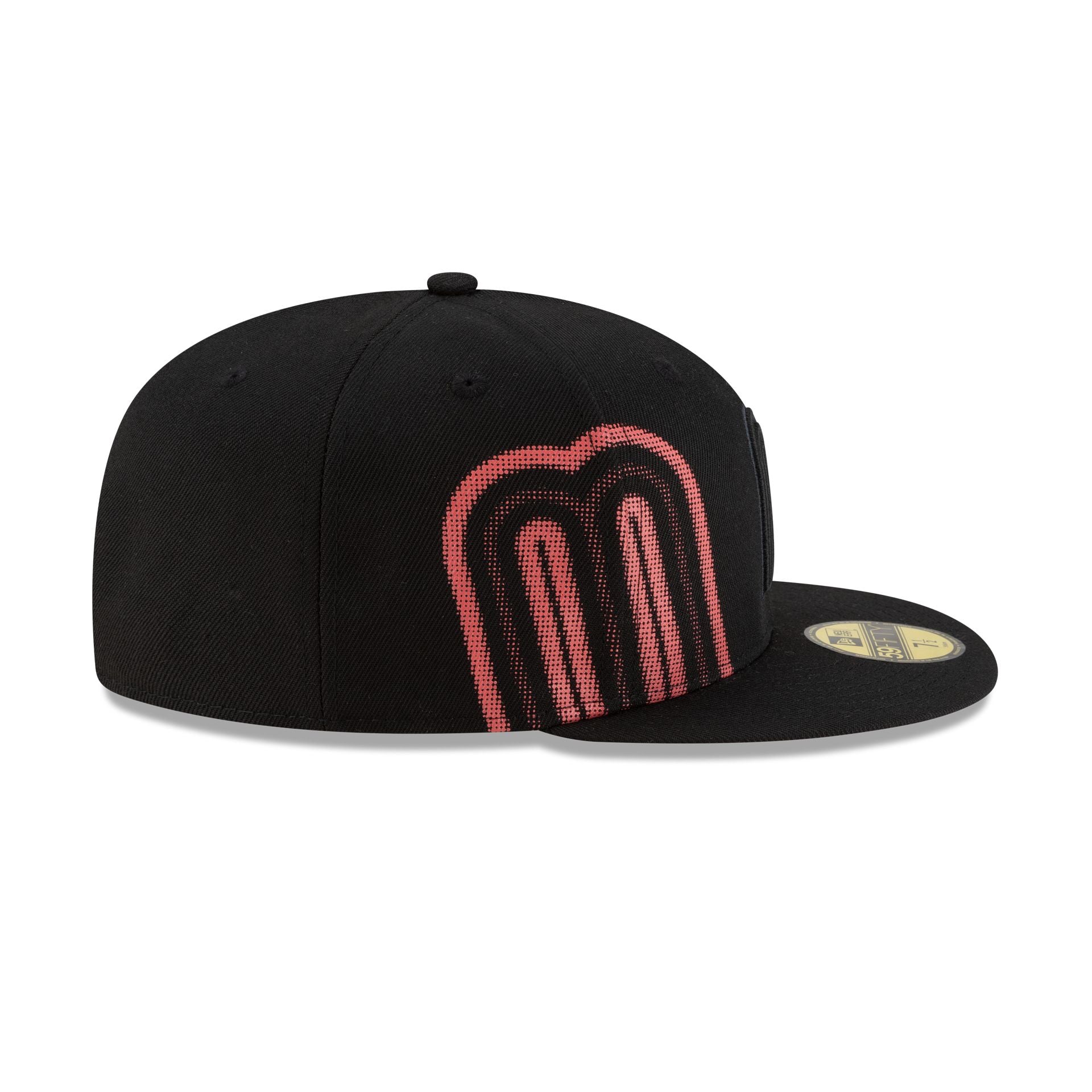 Mexico Baseball Black on Black 59FIFTY Fitted Hat - Image 4