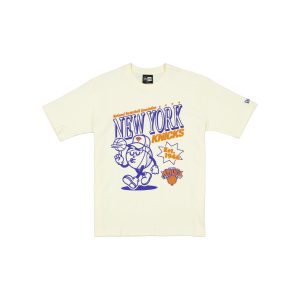 New York Knicks Sport Classics Chrome White T-Shirt