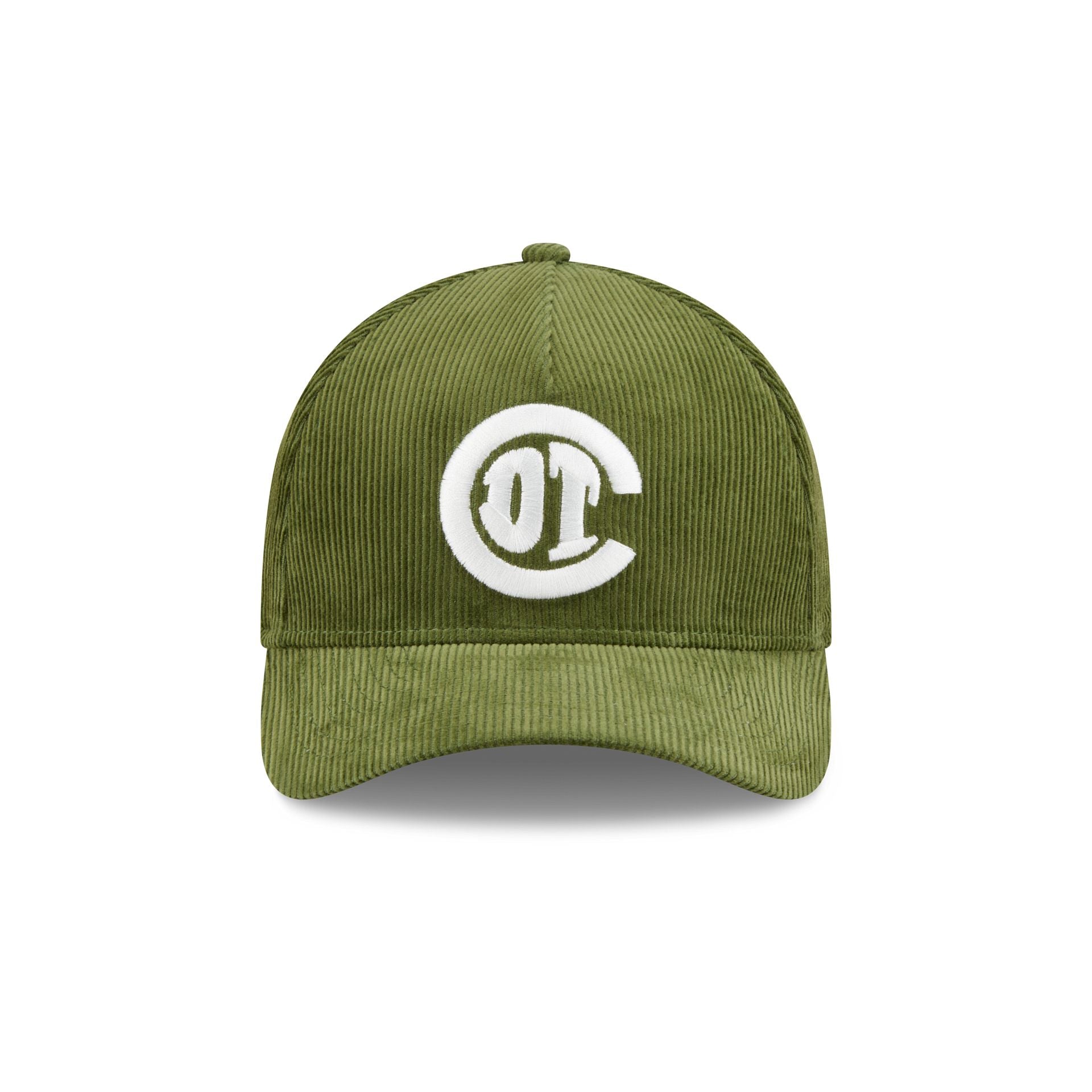 Deportivo Toluca FC Olive Corduroy 9FORTY M-Crown Snapback Hat - Image 2