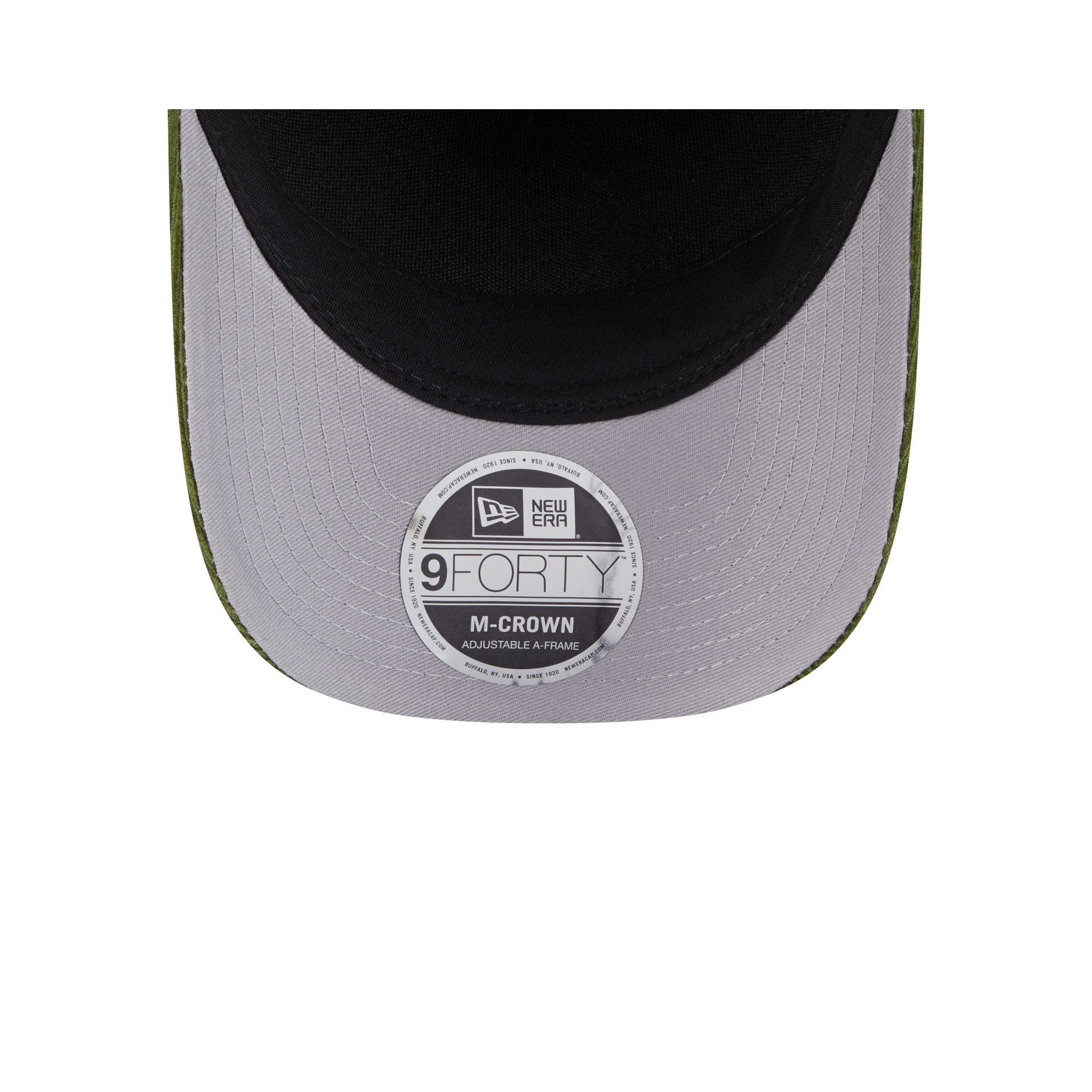 Pumas Olive Corduroy 9FORTY M-Crown Snapback Hat - Image 7