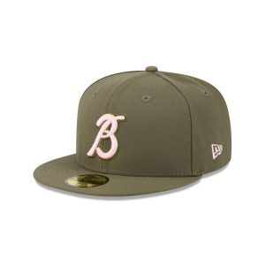 Bravos de León Olive 59FIFTY Fitted Hat