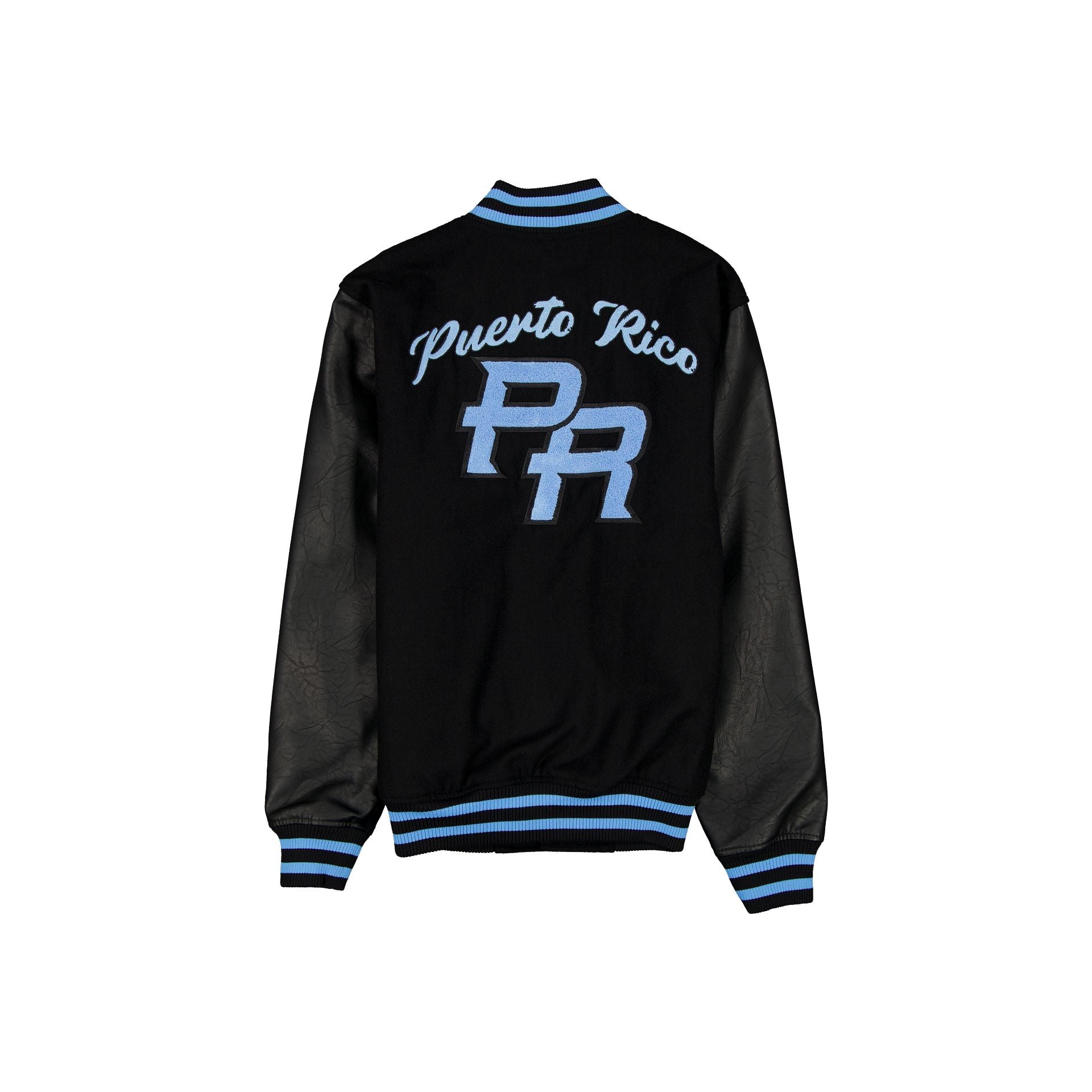 Puerto Rico Black Bomber Jacket - Image 2
