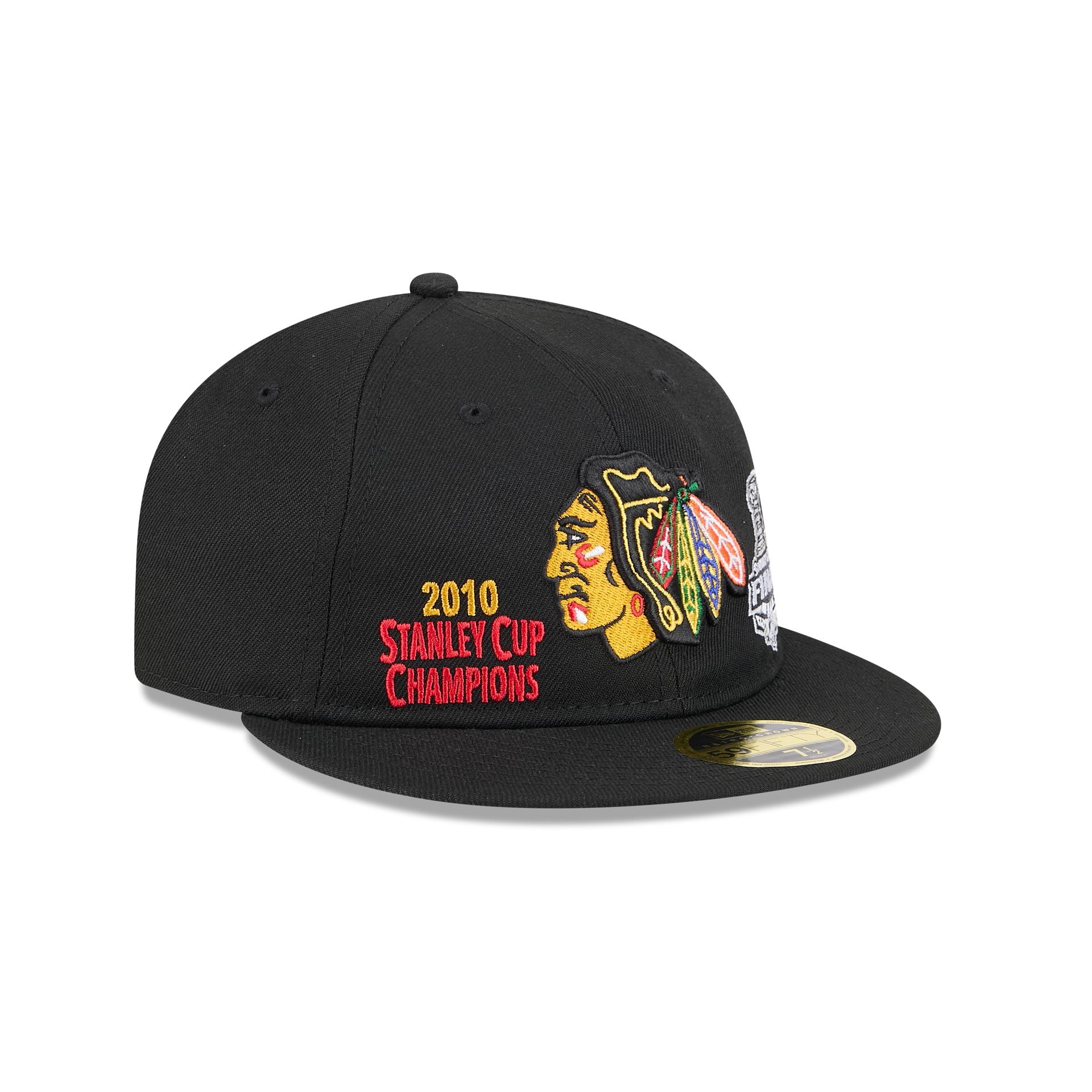 Chicago Blackhawks Championship Pack Retro Crown 59FIFTY Fitted Hat - Image 3