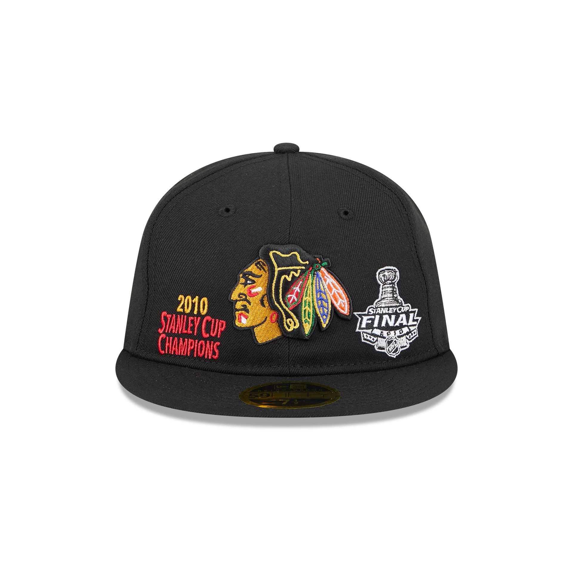 Chicago Blackhawks Championship Pack Retro Crown 59FIFTY Fitted Hat - Image 2
