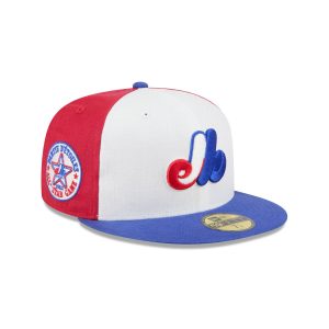 Team Linen Montreal Expos 59FIFTY Fitted Hat