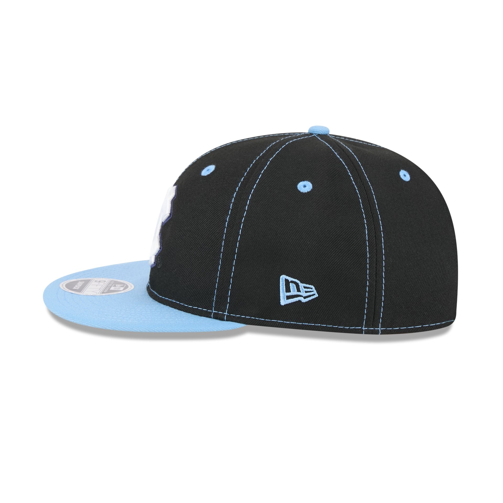 North Carolina Tar Heels Tournament Side Patch Retro Crown 9FIFTY Strapback Hat - Image 5
