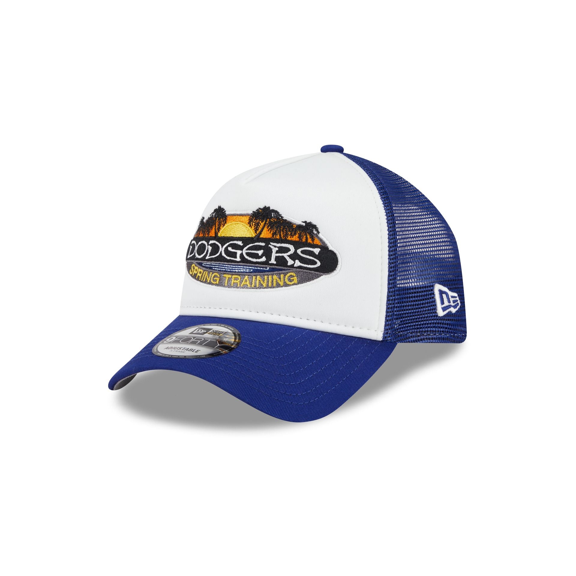 Los Angeles Dodgers Spring Training 9FORTY A-Frame Trucker Hat - Image 3
