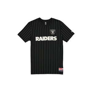 Las Vegas Raiders Throwback Retro Pinstripe T-Shirt