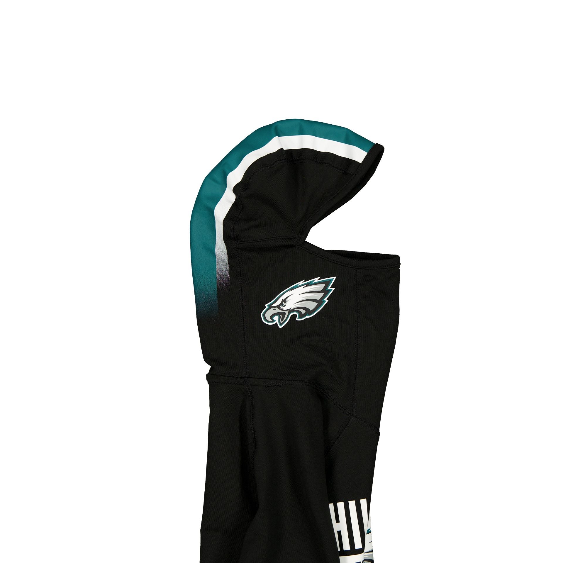 Philadelphia Eagles 2025 Functional Fandom Black Balaclava Hoodie - Image 4