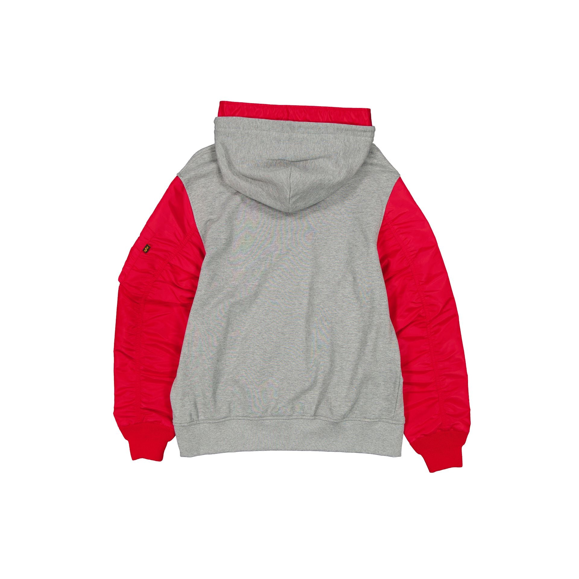 Alpha Industries x San Francisco 49ers Gray MA-1 Full Zip Fleece Jacket - Image 2