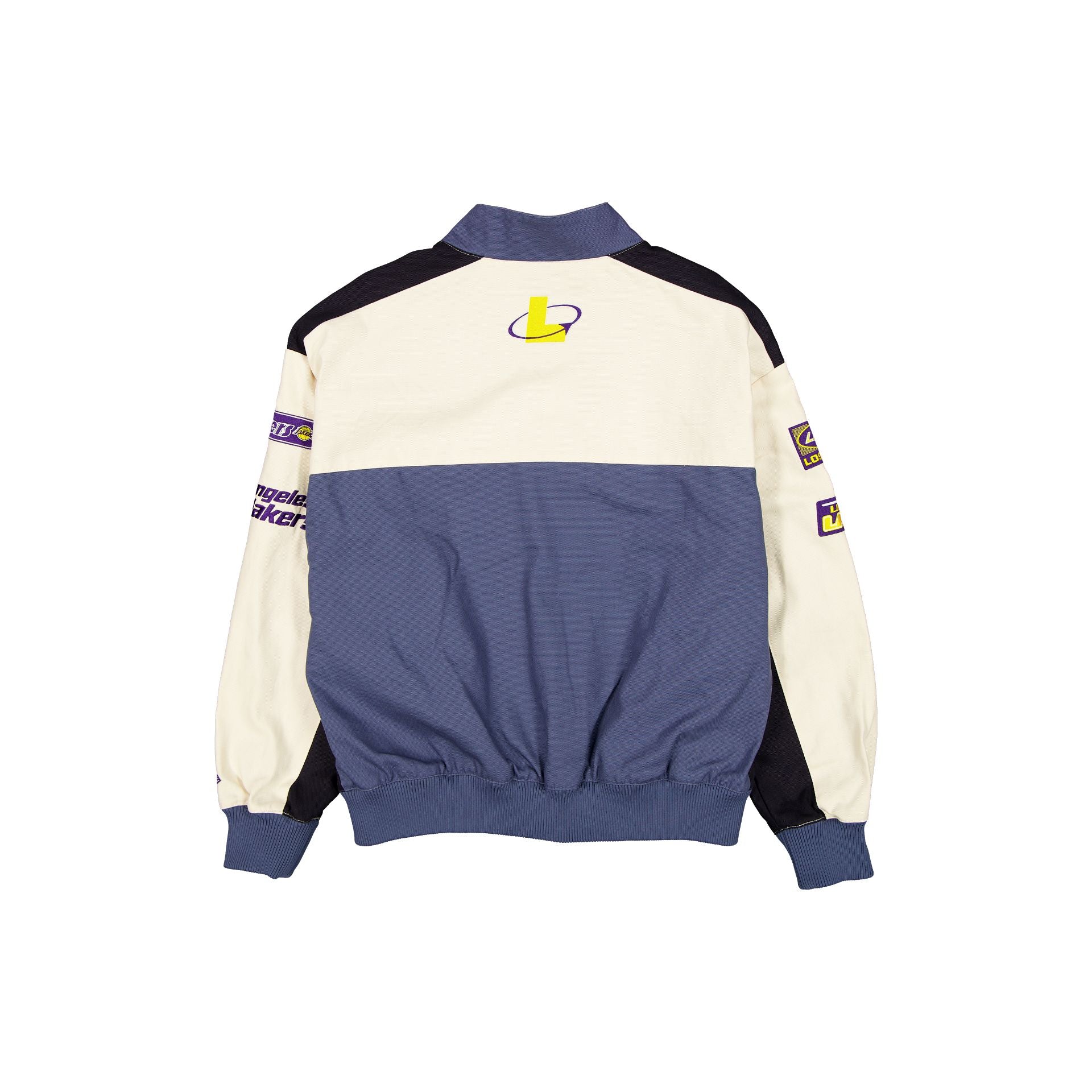 Los Angeles Lakers Blue Motorsports Jacket - Image 2