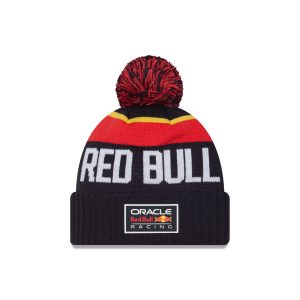 Oracle Red Bull Racing Wordmark Pom Knit Hat