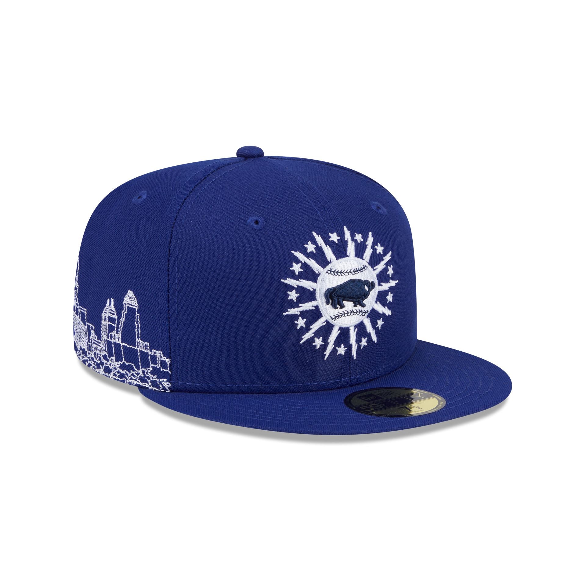 Buffalo Bisons Theme Night Blue 59FIFTY Fitted Hat