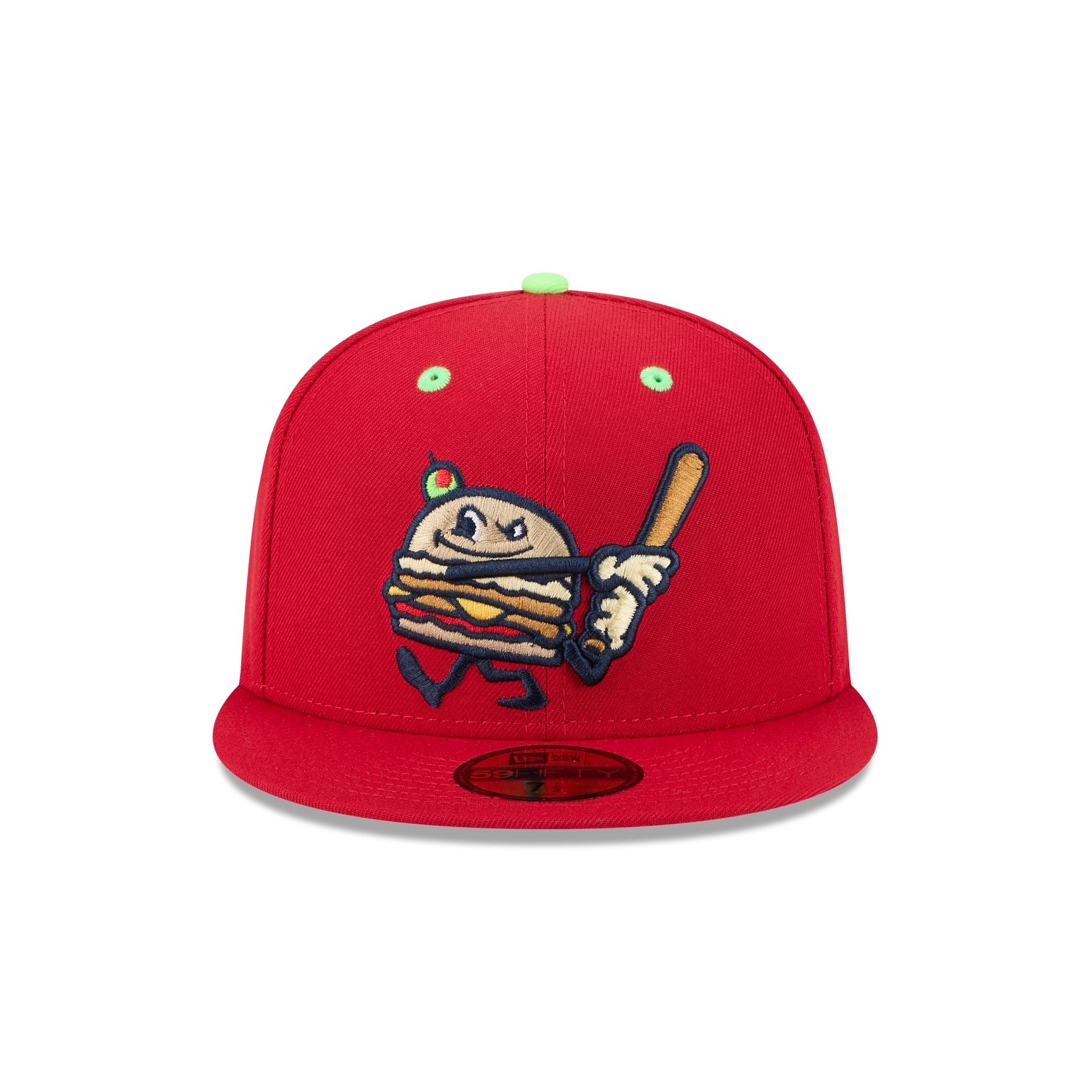Akron RubberDucks Theme Night Red 59FIFTY Fitted Hat - Image 2