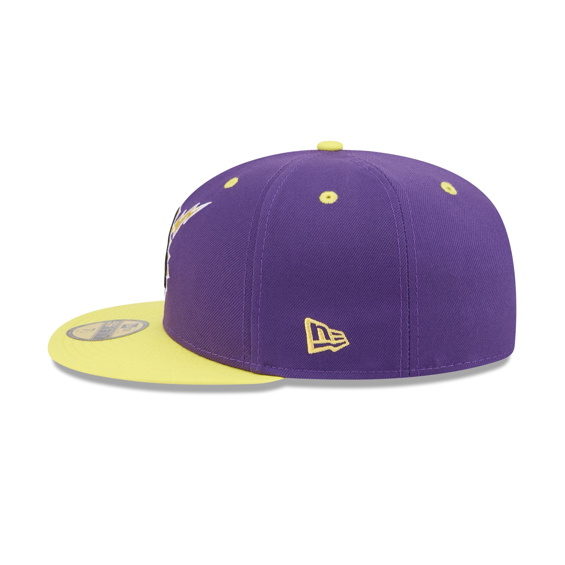 Hartford Yard Goats Theme Night Purple 59FIFTY Fitted Hat - Image 4