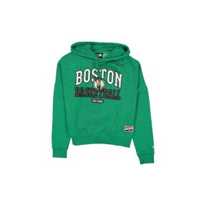 Boston Celtics Throwback Women's Glitter Hoodie
