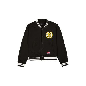 Boston Bruins Throwback Women's Snap Front Jacket