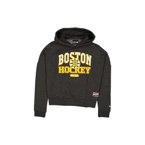 Boston Bruins Throwback Women's Glitter Hoodie