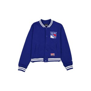 New York Rangers Throwback Women's Snap Front Jacket