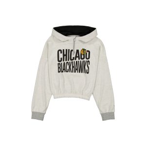 Chicago Blackhawks Sport Night Heather Gray Women's Hoodie