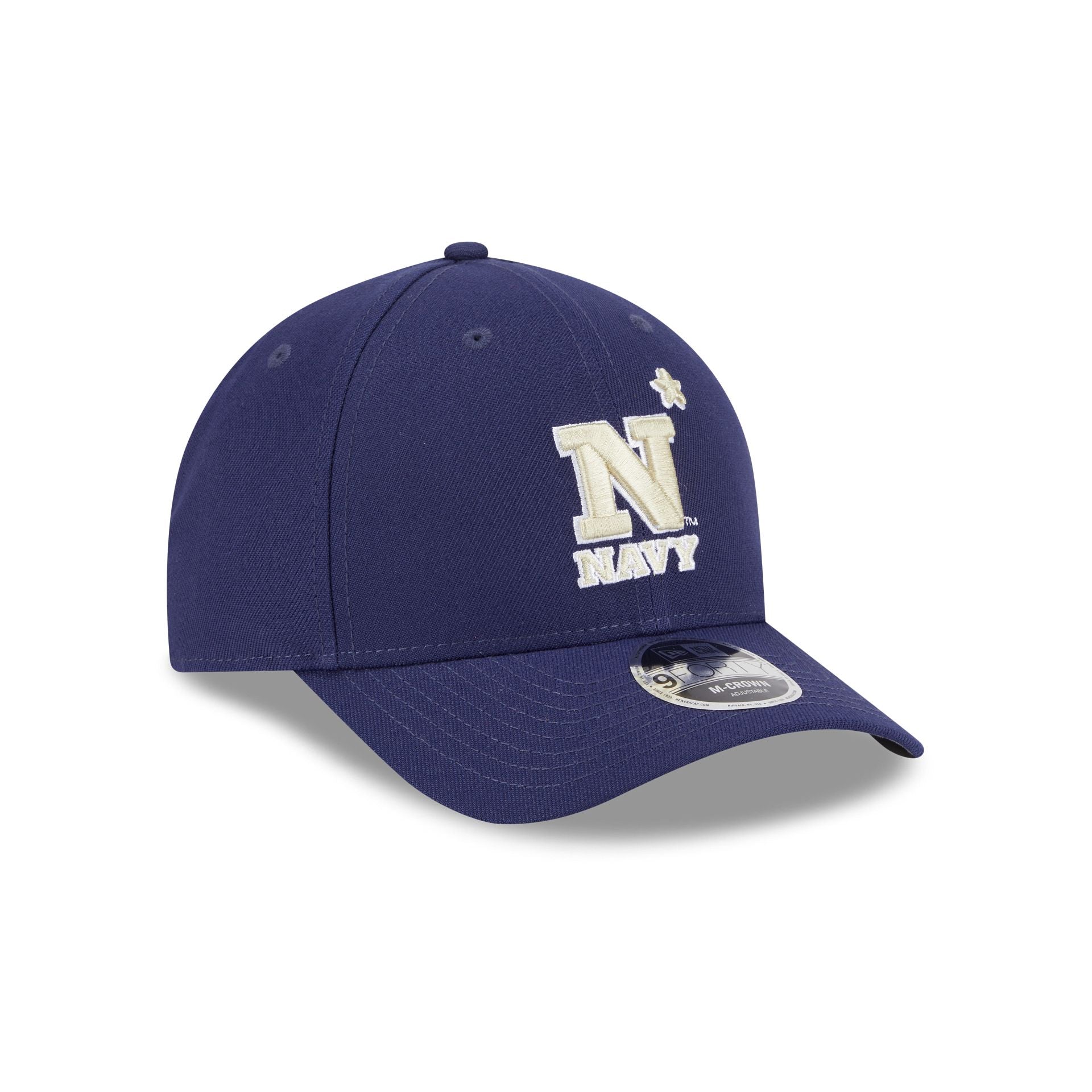 Navy Midshipmen Team 9FORTY M-Crown Snapback Hat - Image 3