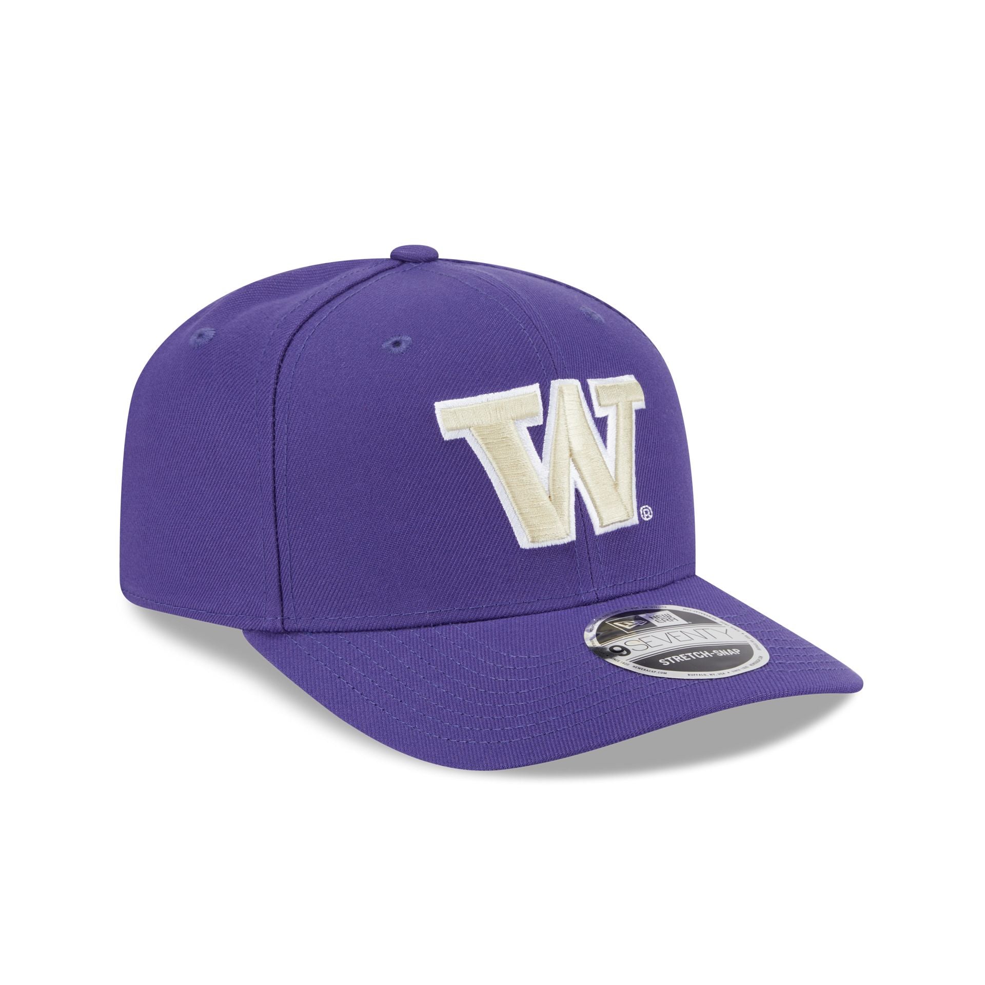 Washington Huskies Purple Team 9SEVENTY Stretch-Snap Hat - Image 3