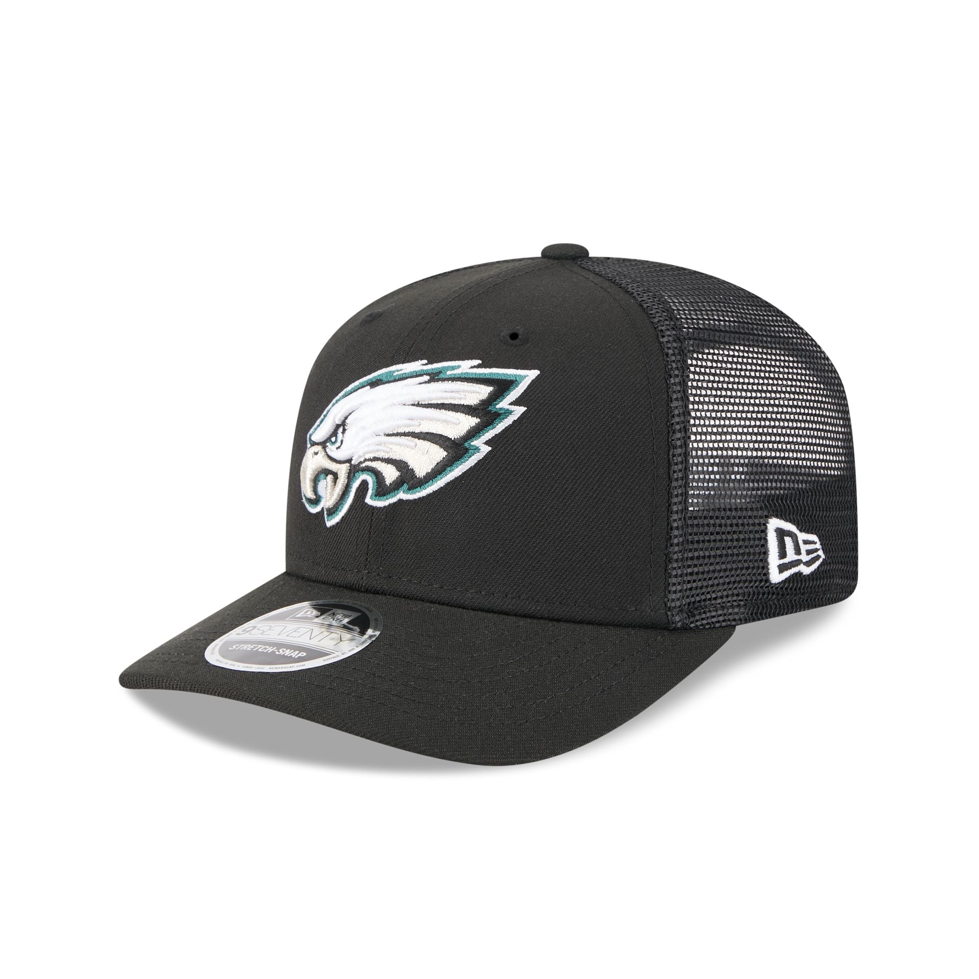 Philadelphia Eagles Team Black 9SEVENTY Trucker Hat