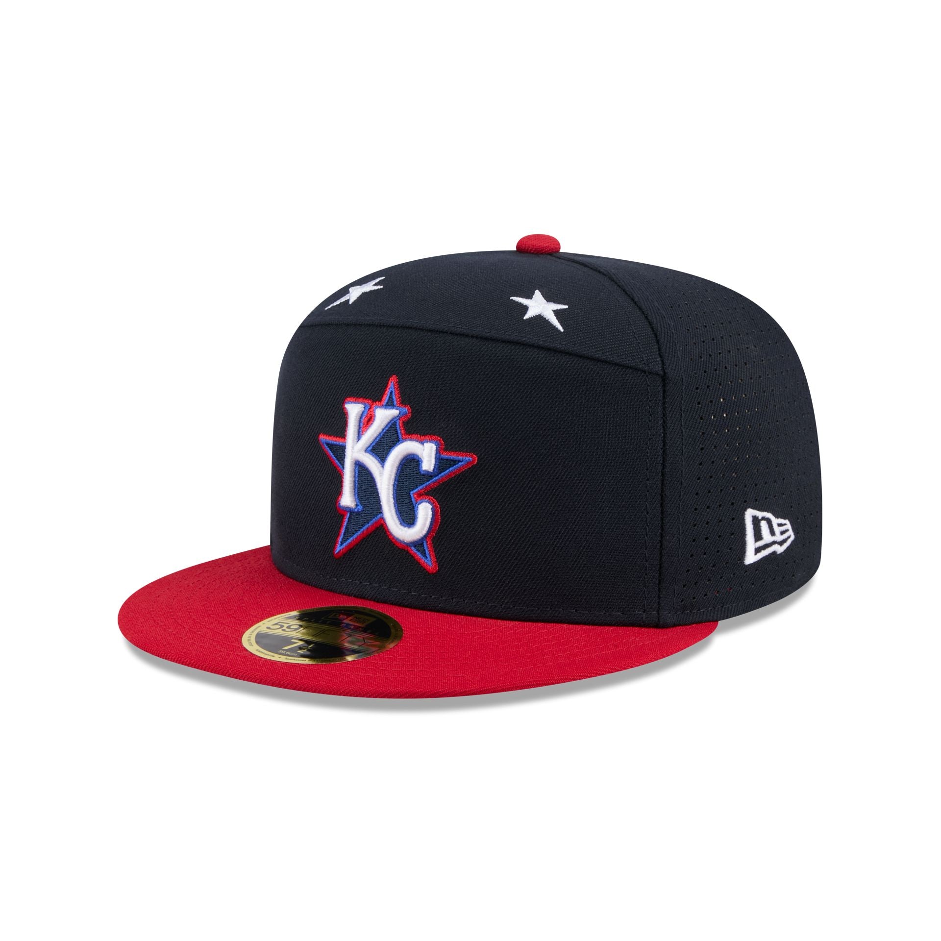 Kansas City Royals 2025 All-Star Game Workout Split Panel 59FIFTY Fitted Hat - Image 3
