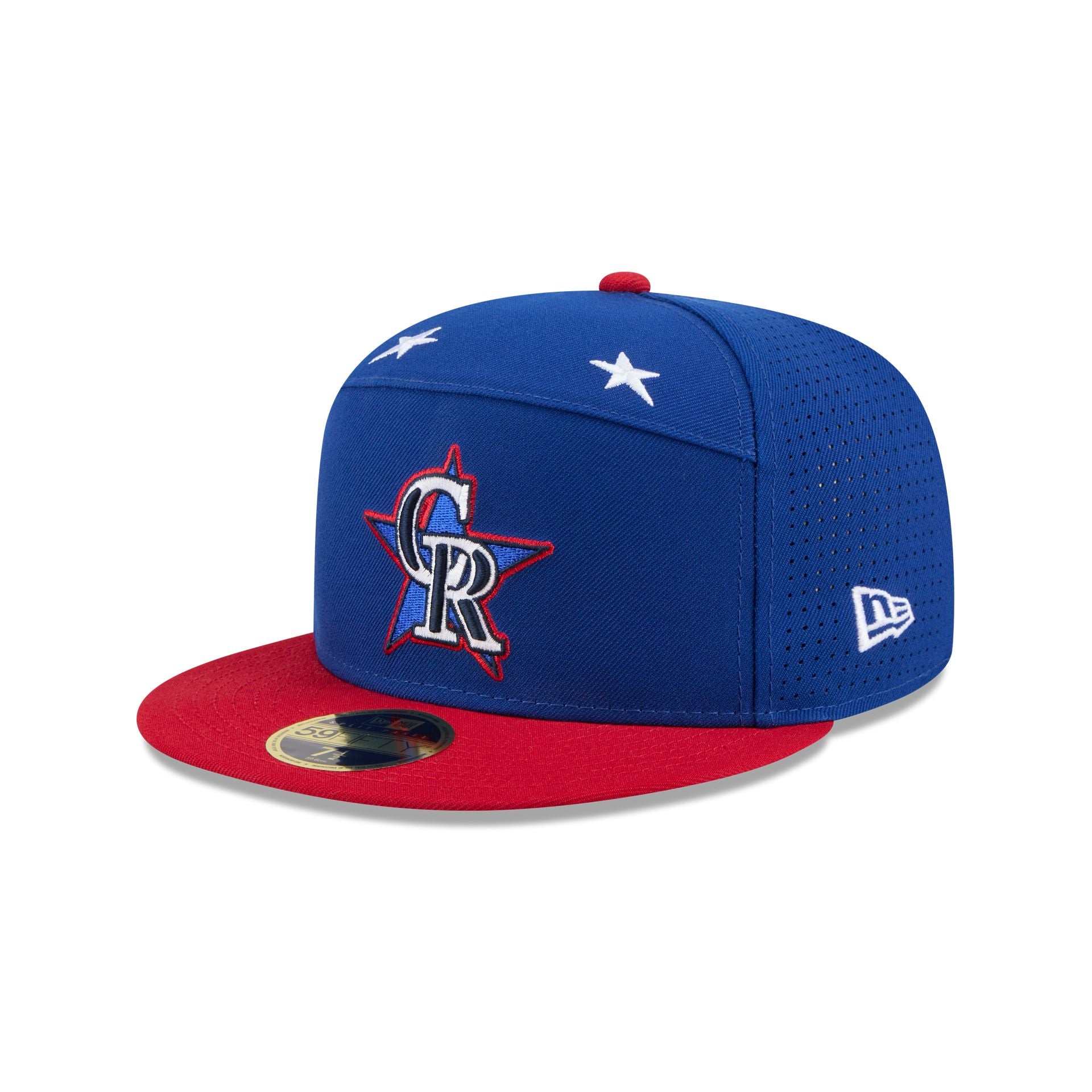 Colorado Rockies 2025 All-Star Game Workout Split Panel 59FIFTY Fitted Hat - Image 3