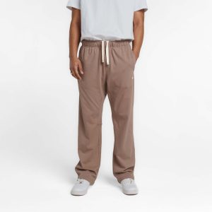 New Era Branded Alden Taupe Gray Sweatpants