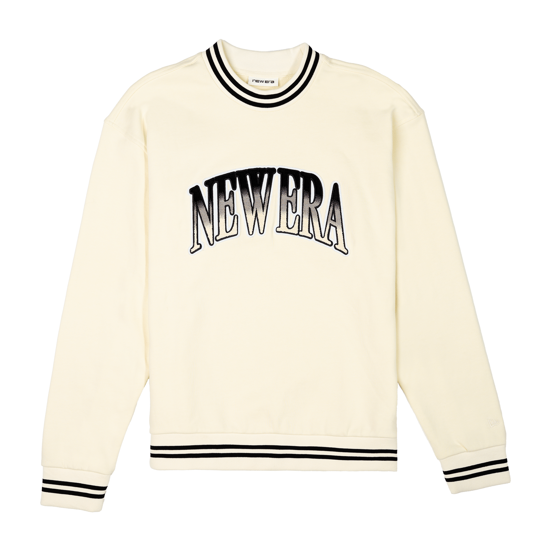 New Era Branded Ombre Chrome White Crewneck - Image 2