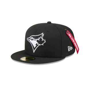 Alpha Industries x Toronto Blue Jays Black 59FIFTY Fitted Hat
