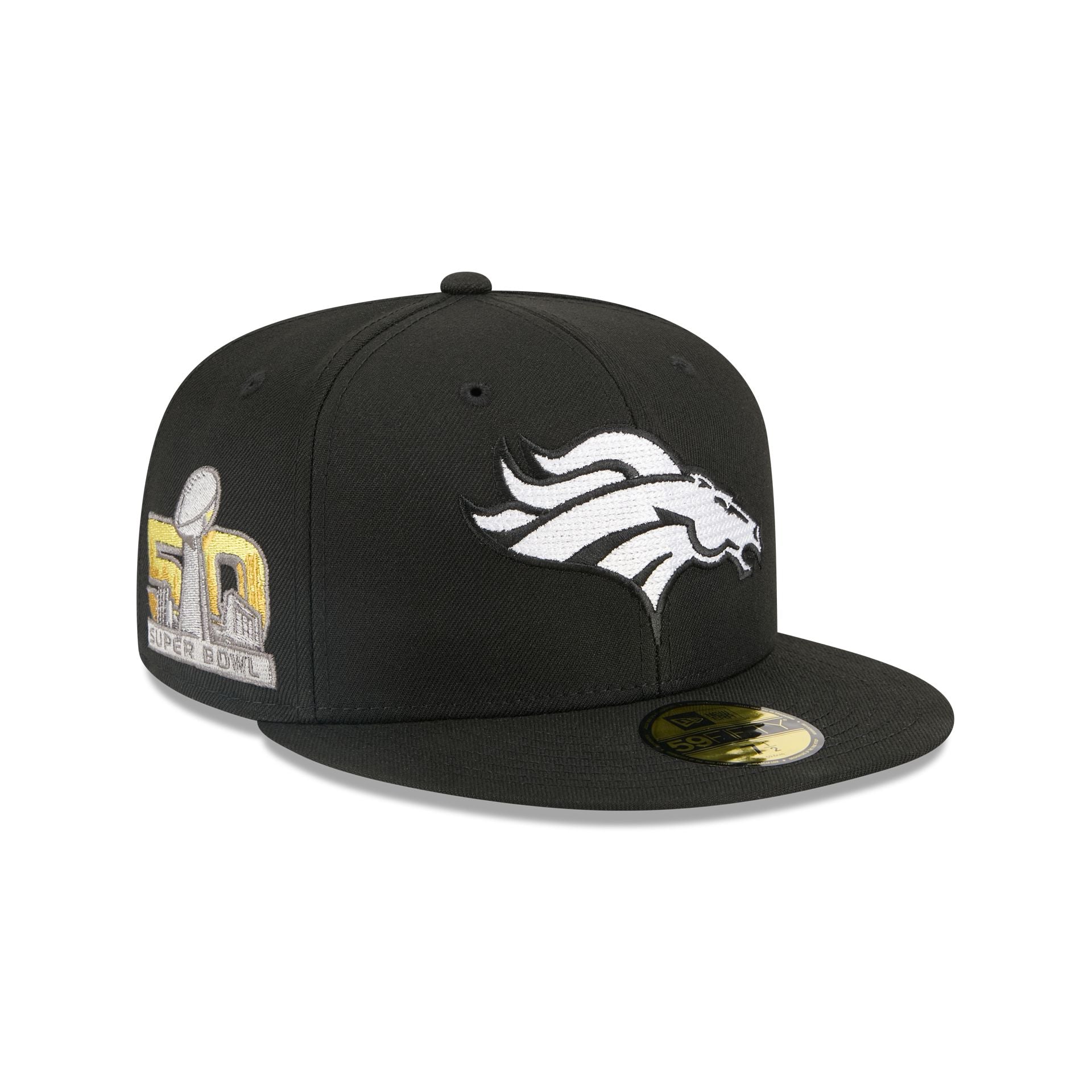 Alpha Industries x Denver Broncos Black 59FIFTY Fitted Hat - Image 3