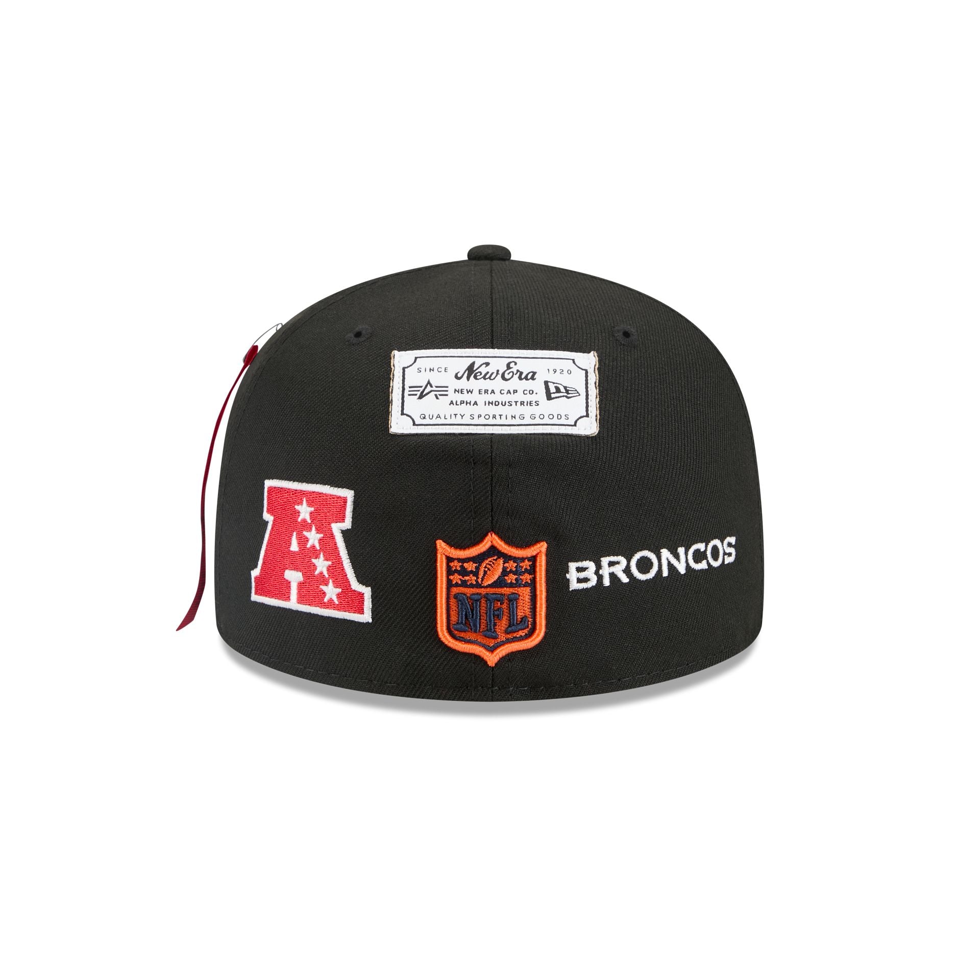 Alpha Industries x Denver Broncos Black 59FIFTY Fitted Hat - Image 6