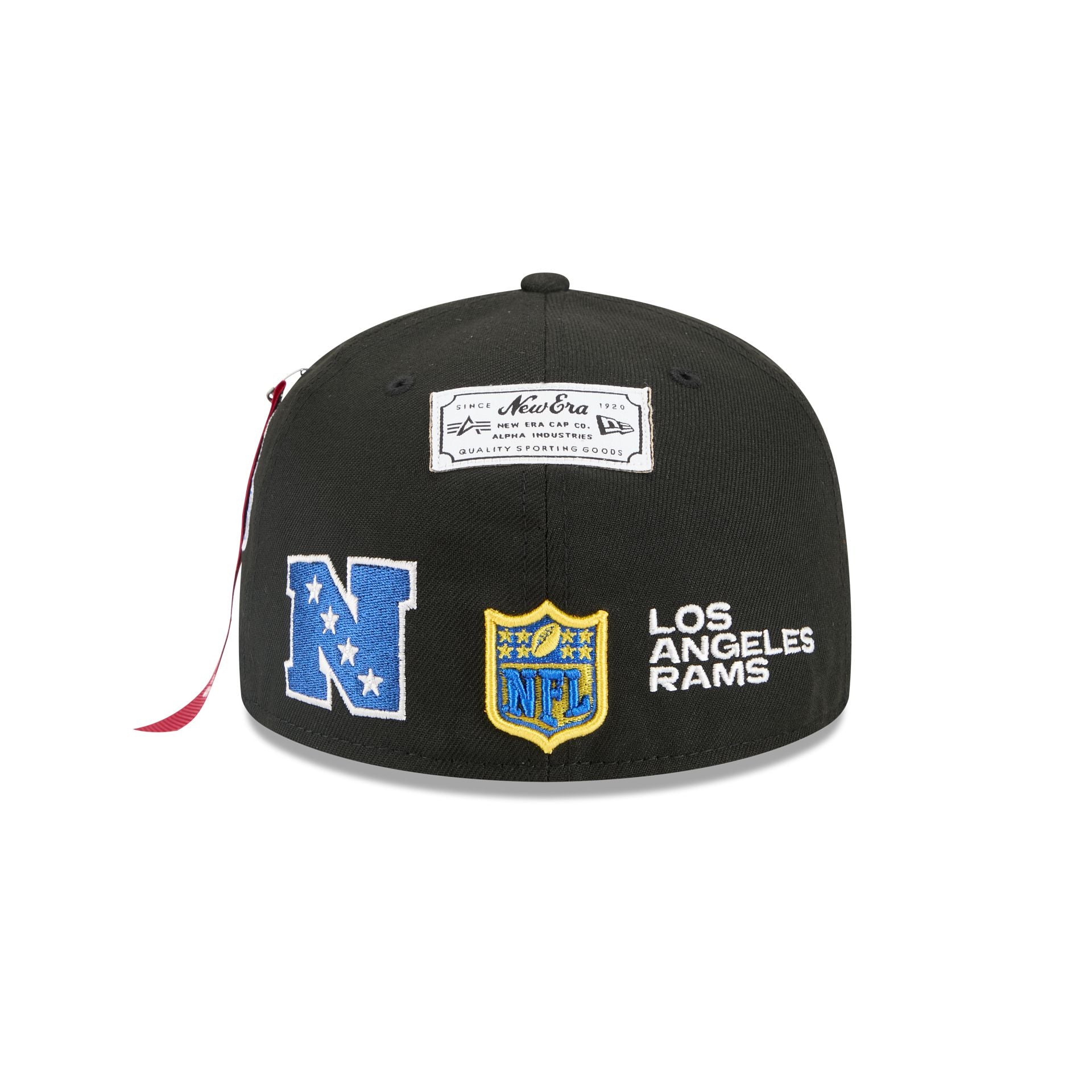 Alpha Industries x Los Angeles Rams Black 59FIFTY Fitted Hat - Image 6