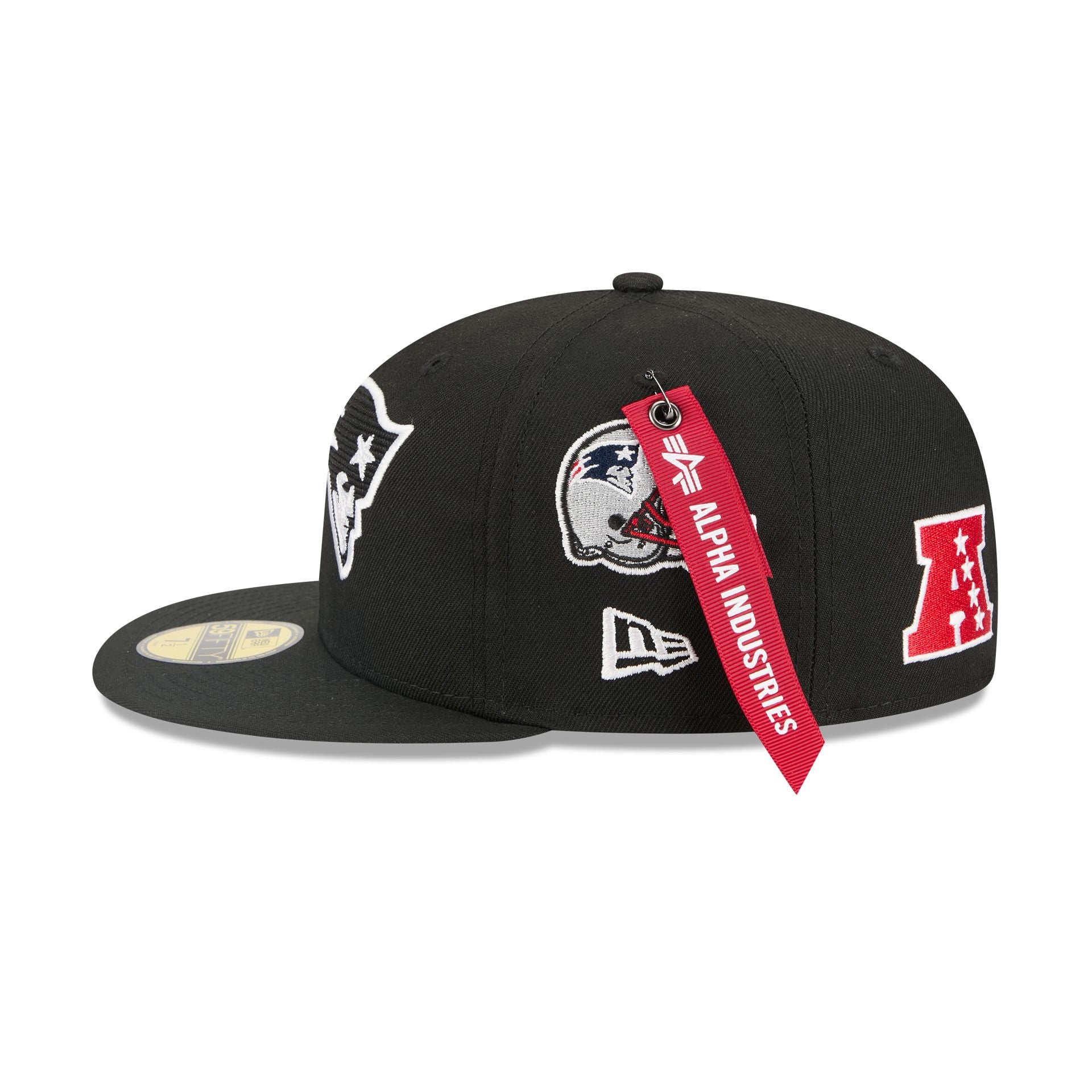 Alpha Industries x New England Patriots Black 59FIFTY Fitted Hat - Image 4