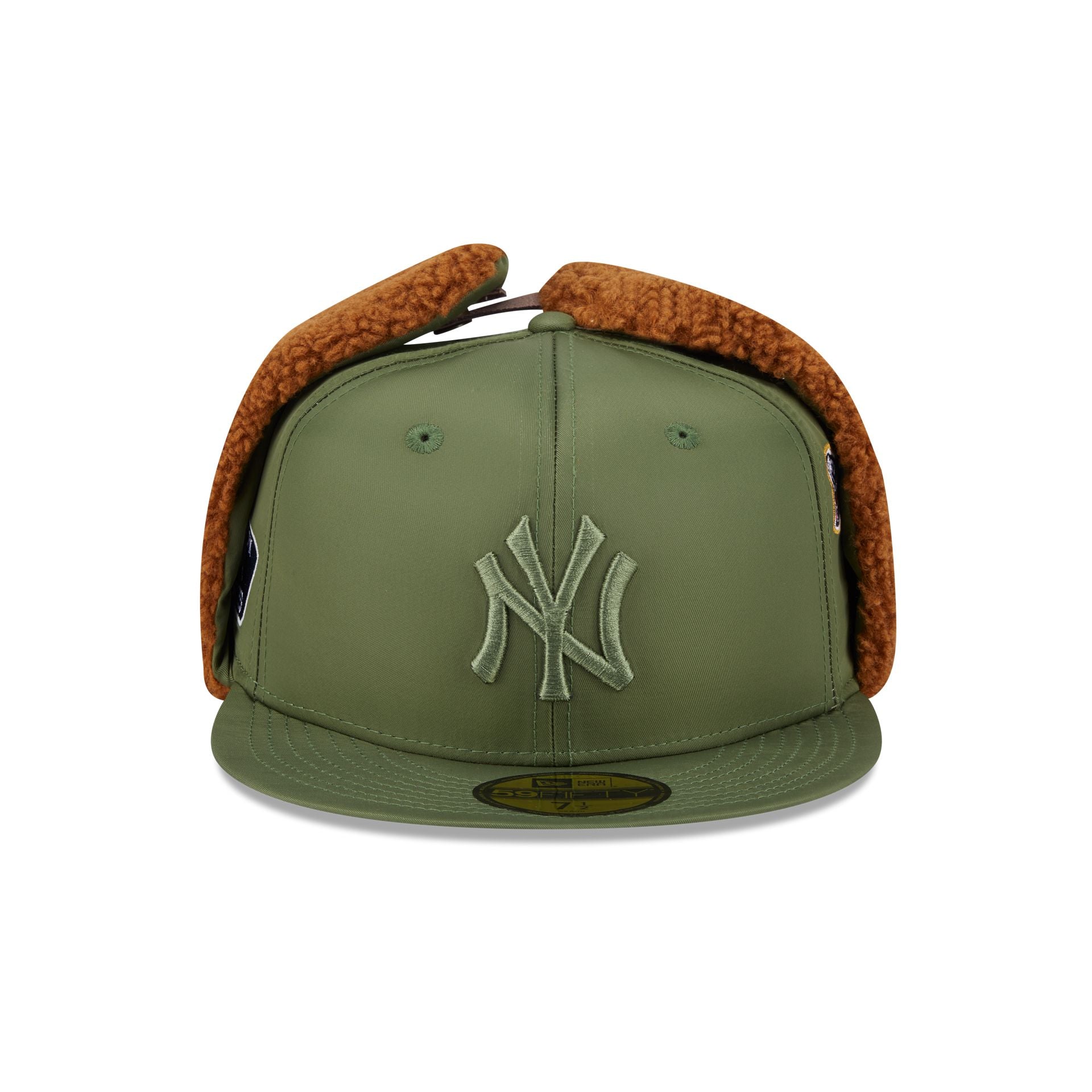 Alpha Industries x New York Yankees Olive Green Dog Ear 59FIFTY Fitted Hat - Image 2