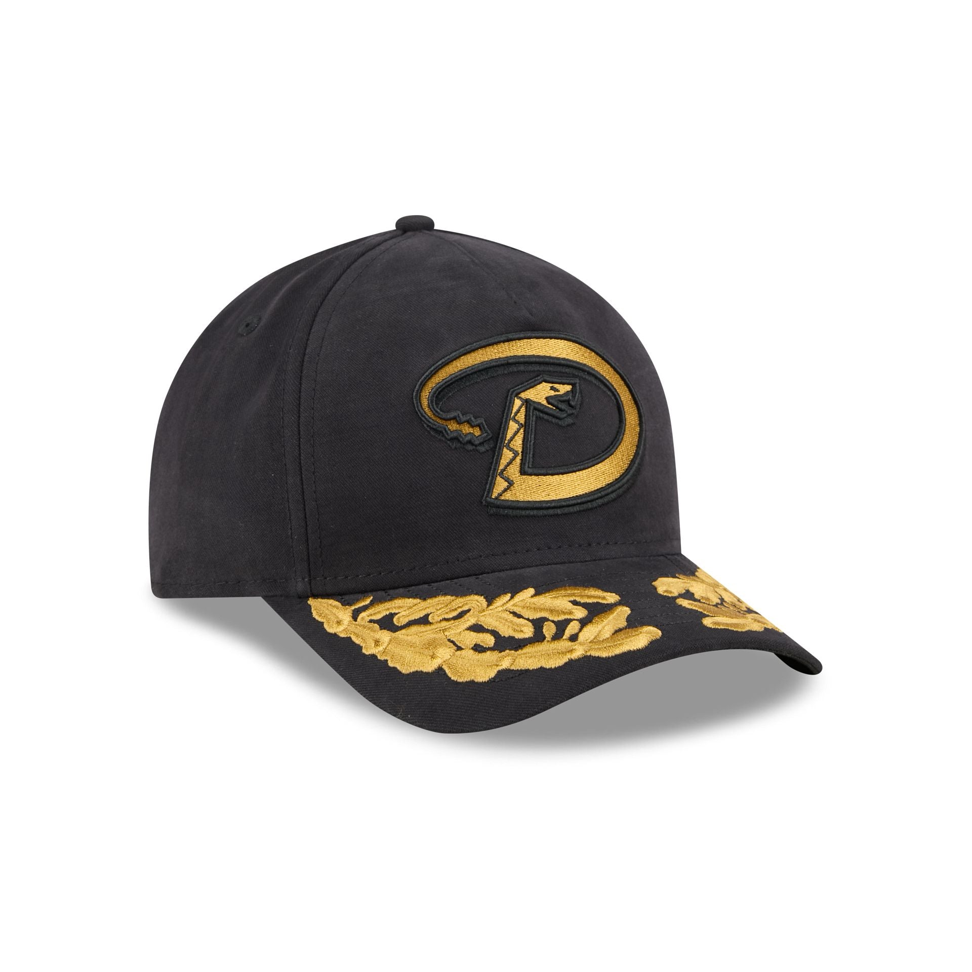Alpha Industries x Arizona Diamondbacks Black 9FORTY M-Crown A-Frame Snapback Hat - Image 3