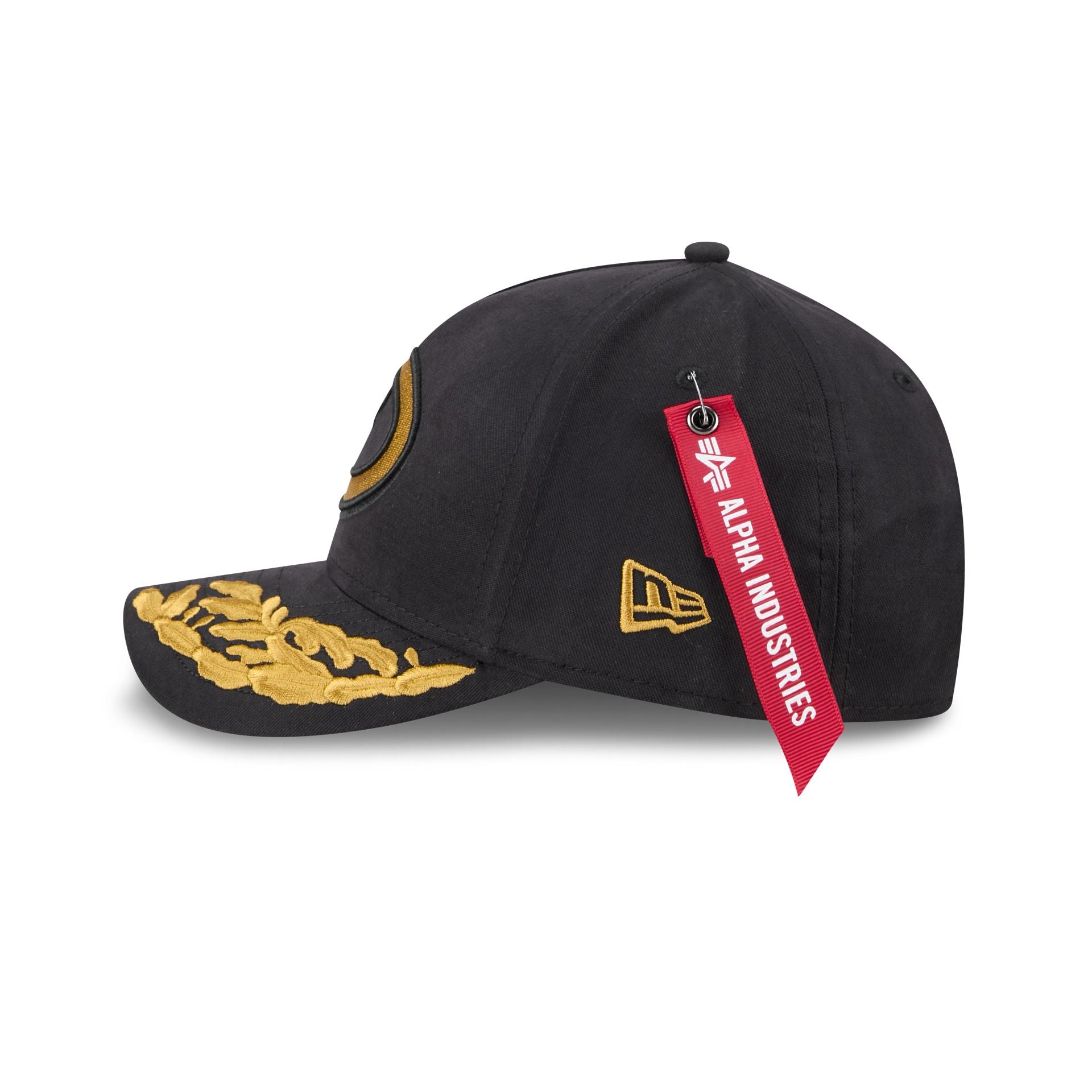Alpha Industries x Arizona Diamondbacks Black 9FORTY M-Crown A-Frame Snapback Hat - Image 4