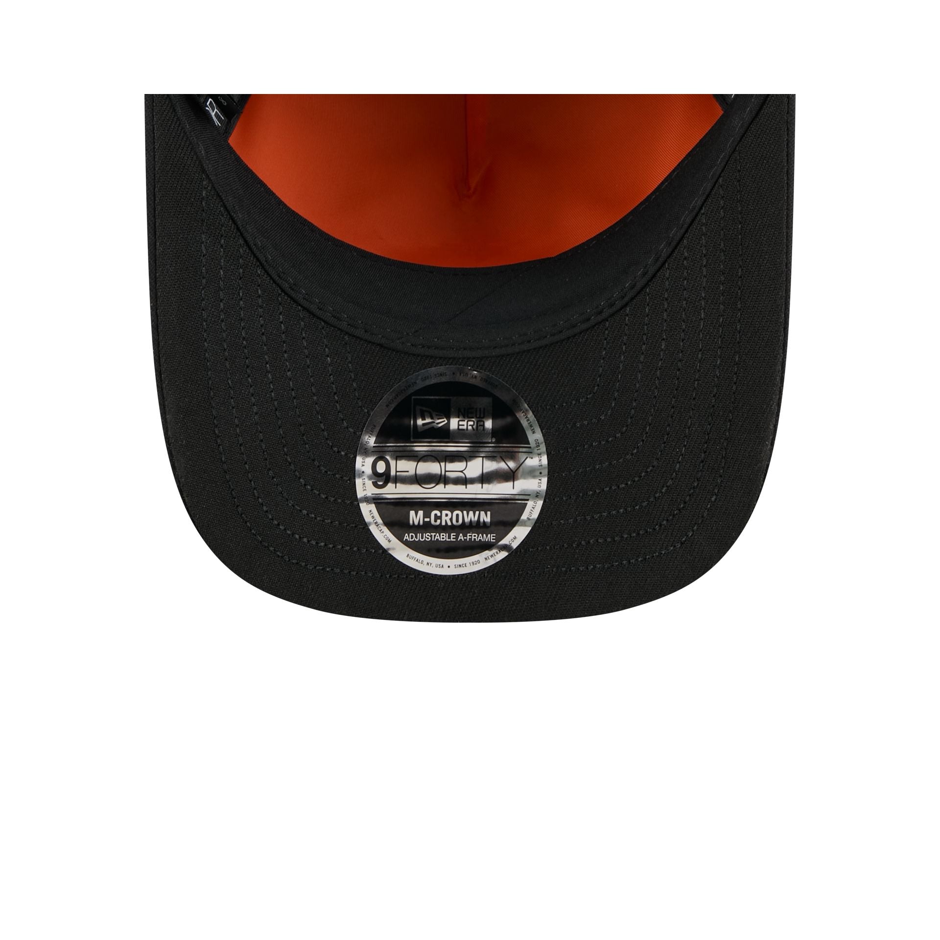 Alpha Industries x Houston Astros Black 9FORTY M-Crown A-Frame Snapback Hat - Image 7
