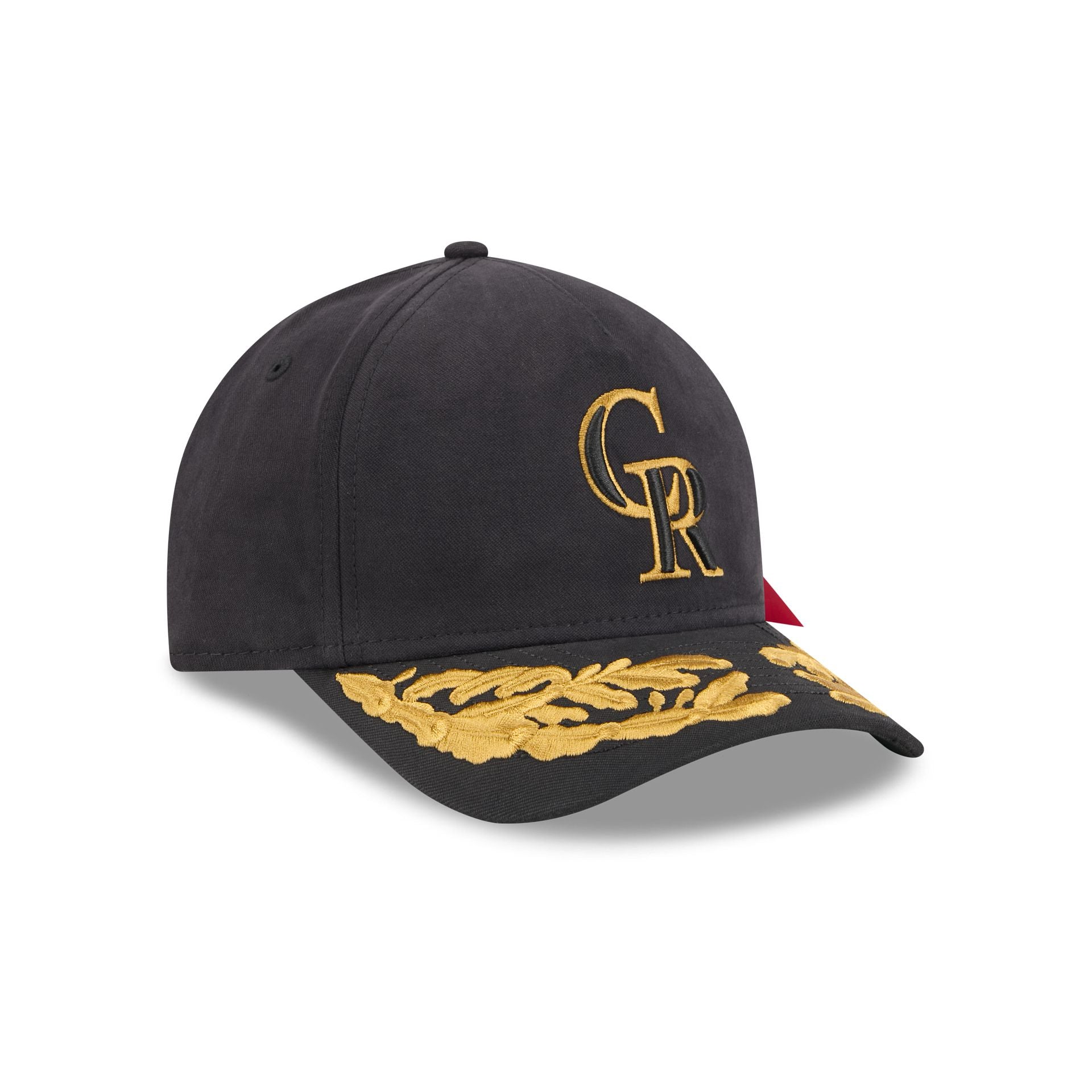 Alpha Industries x Colorado Rockies Black 9FORTY M-Crown A-Frame Snapback Hat - Image 3