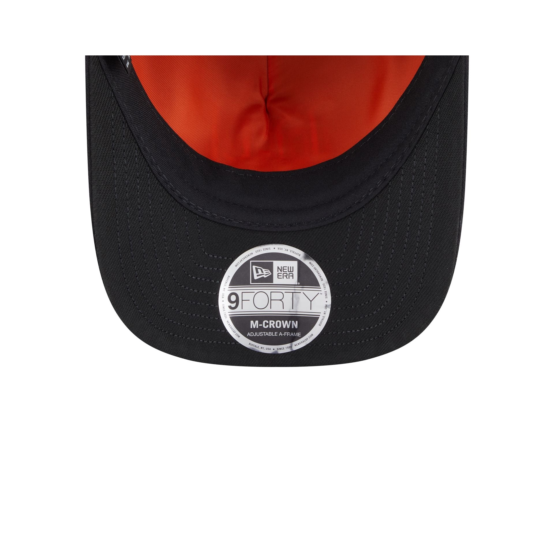 Alpha Industries x New York Giants Black 9FORTY M-Crown A-Frame Snapback Hat - Image 7