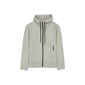 New Era Branded Train Heather Gray Full-Zip Hoodie